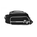 Бардачок на багажник с ремешком, материал 300D PVC/PU (ПВХ), размеры: 39х17х15 см, цвет черный, вес - 421 г